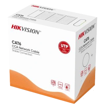 Кабель кручена пара CAT6 Hikvision (для внутрішньої прокладки) DS-1LN6UU / CCA YT44957 фото