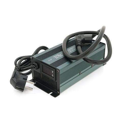Зарядний пристрій LiFePo4 24V (29,2V), 8S, 15A, Triangle plug YT36794 фото
