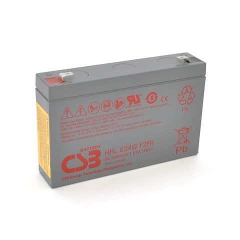 Акумуляторна батарея CSB HRL634WF2FR, 6V 9Ah (151х34х99мм) Q10 YT40341 фото