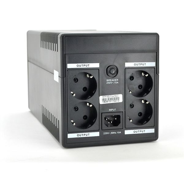 ДБЖ Ritar RTP1000 (600W) Proxima-D, LCD, AVR, 3st, 4xSCHUKO socket, 2x12V7Ah, plastik Case ( 460 x 225 X 245 ) 9,4 кг Q2 YT5851 фото