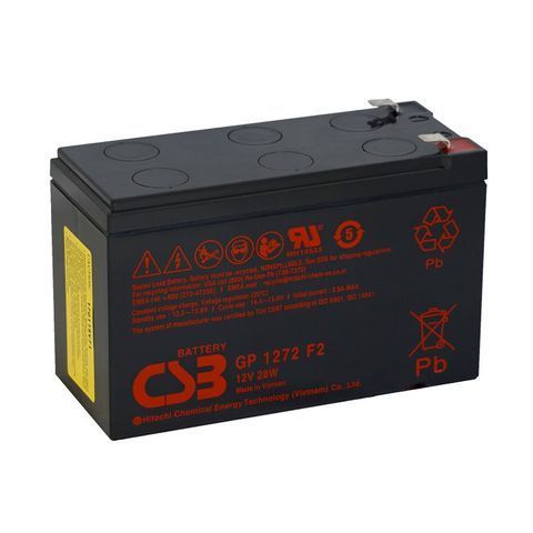 Акумуляторна батарея CSB GP1272F2, 12V 7,2Ah (151х65х100мм) 2,4 кг Q10/420 YT4408 фото