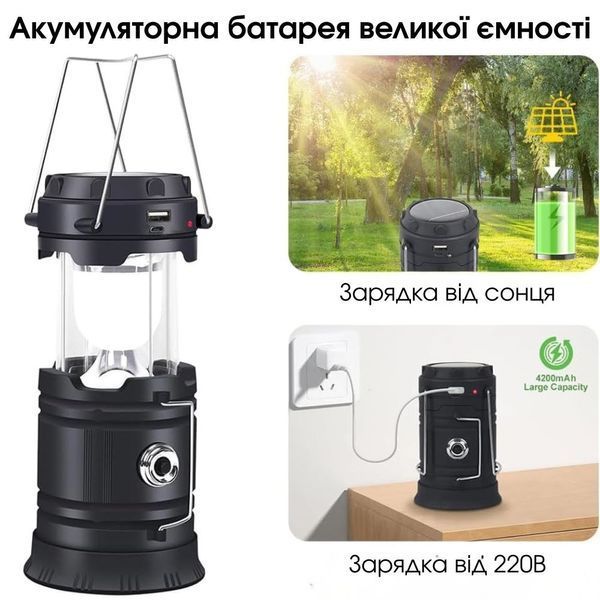 LED лампа-фонарь 2в1 642 фото