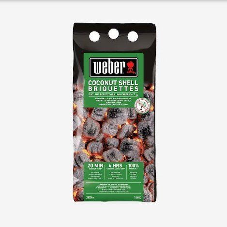 Брикети кокосовые Weber 2 кг 18450 фото