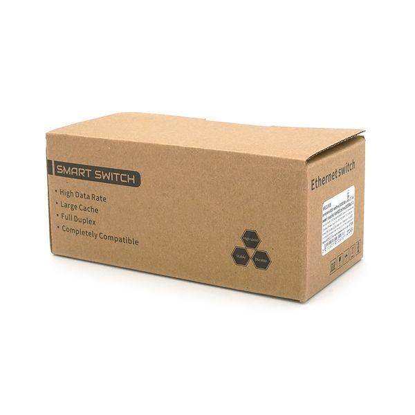 Комутатор Merlion MG1008 8 портів Ethernet 10/100/1000 Мбіт/сек. пластик DC 5V. Блок живлення у комплекті YT27243 фото