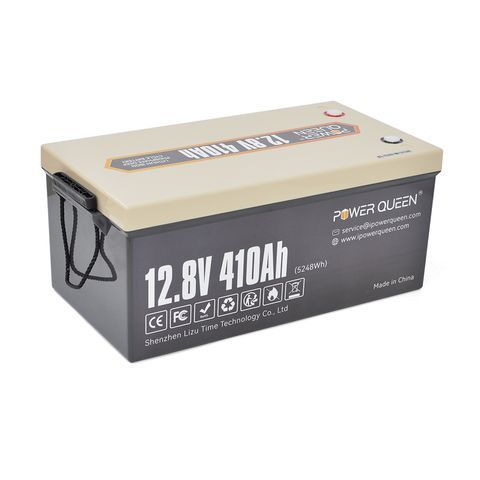 Акумуляторна батарея LiFePO4 Power Queen 12.8V 410Ah , 5240Wh, BMS 250A, &ge;4000 циклів, 522*240*218 мм YT45106 фото