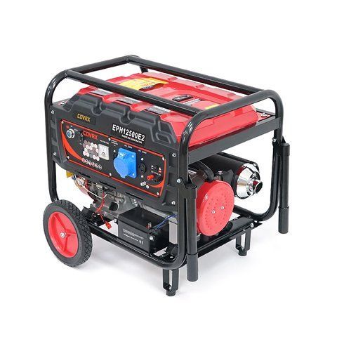 Генератор бензиновий COVAX EPH12500E2, 8.0kW, однофазний 220V, 50Hz, DC12V, 18HP, Electric Starter, tank 25L, 705x560x570mm, 86kg YT45590 фото
