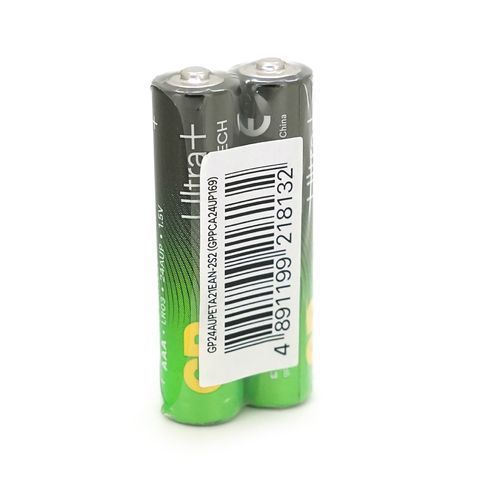 Батарейка GP Ultra Plus 24AUP-2S2, лужна, AAA, 2 шт YT4616 фото
