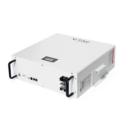 Акумуляторна батарея V-TAC VT48100E-W LiFePO4 51,2V 100Аh 5.12kWh,(100/100A)585x565x275mm, 50,67kg YT37295 фото