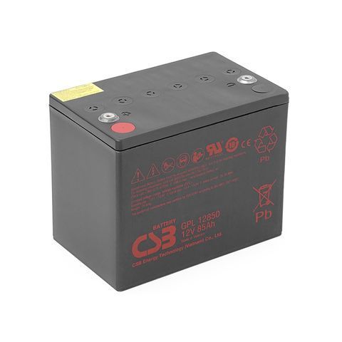 Акумуляторна батарея CSB GPL12850, 12V 85Ah (261х168х213 (220), 24.6 kg. black YT44120 фото