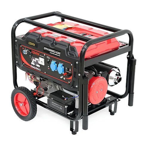 Генератор бензиновий COVAX EPH10000E2-GAS, 7.0kW, бензин/газ, однофазний 220V, 50Hz, DC12V, 18HP, Electric Starter, tank 25L, 690x535x555mm YT45589 фото