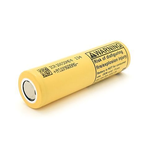 Акумулятор 18650 Li-Ion LG LGDBHE41865-HE4, 2500mAh, Жовтий YT15526 фото