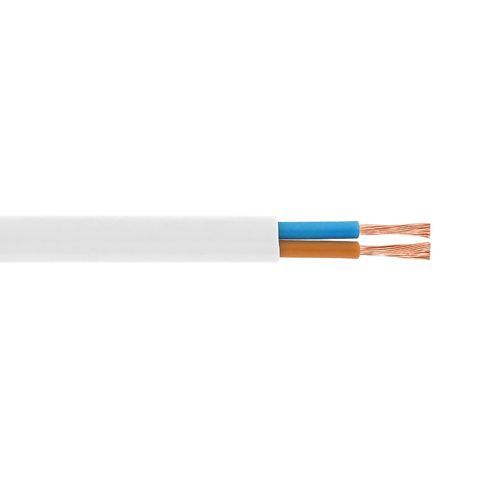 Кабель Одескабель 03VVH2-F 2*1,5 білий, бухта 100м YT46802 фото