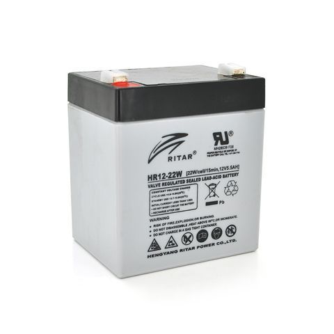Акумуляторна батарея AGM RITAR HR1222W, Gray Case, 12V 5.5Ah ( 90 х 70 х 101 (107 ) 1.55kg Q10 YT1708 фото