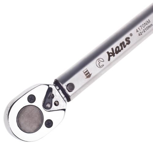 Динамометрический ключ HANS 42-210HM 1/2"DR, 460 мм 4170Nm фото
