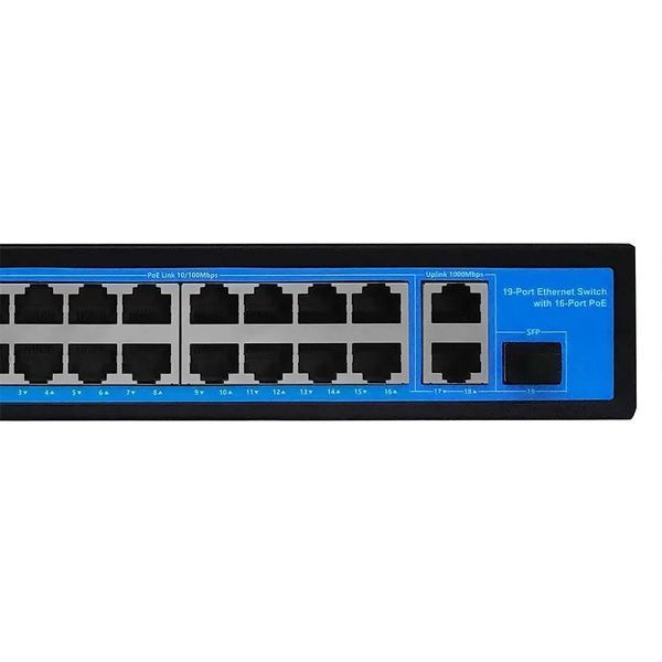 Комутатор некерований Ewind EW-S1919CF-AP PoE на 19 портів VT99-00018262 фото