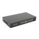 POE комутатор Merlion 16 POE 10 / 100 + 1 Single Fiber Tx 1310nm 20km + 2 RJ45 10 / 100 / 1000+ вбудований блок живлення 52V 4.8A YT23504 фото 1
