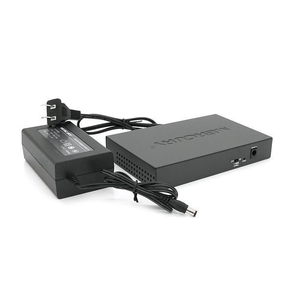 Комутатор POE Mercury MS08CP з 7 портами POE + 1 порт UP-Link 100Мбіт, БП в комплекті, Q18 YT24087 фото