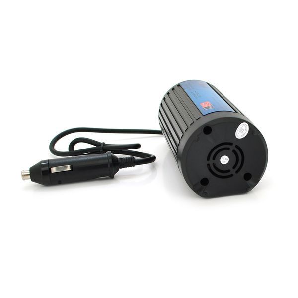 Інвертор напруги POWERMASTER, 12V/220V, 150W з модифікованою синусоїдою, 1 універсальні розетки, клеми YT29434 фото