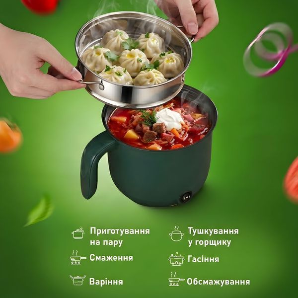 Електрична каструля-мультиварка з пароваркою 1165 фото