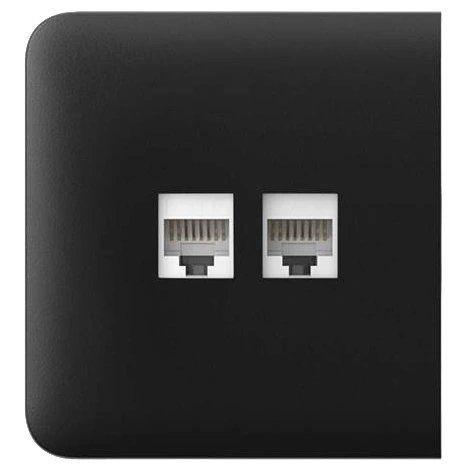 Фронтальна панель Ajax SideCover (LAN) black для розеток VT99-10027905 фото