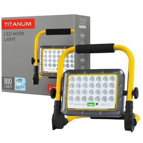 LED прожектор акумуляторний TITANUM TL-FA-105, 20W, IP65 VT99-00015174 фото