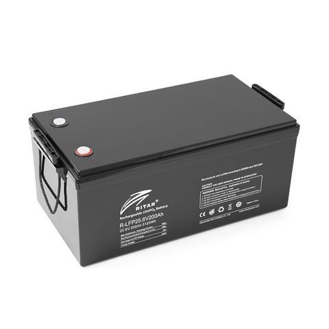 Акумуляторна батарея Ritar LiFePO4 25,6V 200Ah BMS100A@8S (522 х 240 х 219) Q1 YT27415 фото