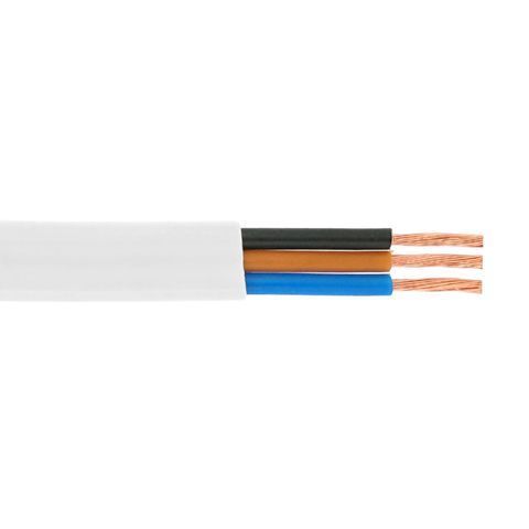 Кабель Одескабель 03VVH2-F 3G1,5 білий, бухта 100м YT46803 фото