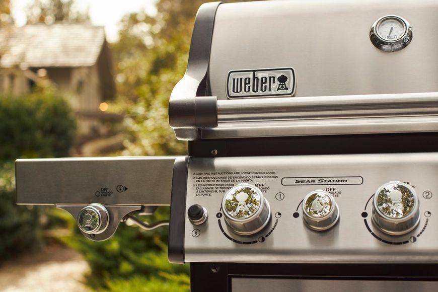 Газовий гриль Weber Spirit SP-335 Premium GBS, нержавеющая сталь 46802375 фото