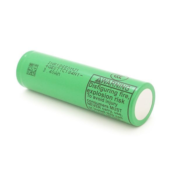 Акумулятор Li-Ion 18650 LG MJ1, 3500mAh, GREEN, 2 шт в упаковці YT17366 фото