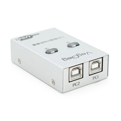 Комутатор VEGGIEG V-F501 USB 2.0 PC to Scanner Printer Sharing Switch (потрібний драйвер), Box YT43661 фото