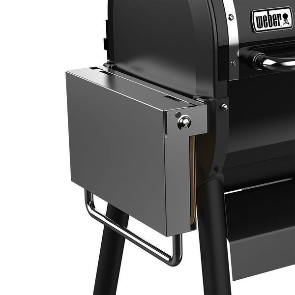 Складной боковой столик для гриля Weber Smoke Fire из нержавеющей стали 7001 фото