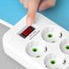 Мережевий подовжувач на 10 розеток + 5 портів зарядки (4 USB, 1 Type-C): фільтр живлення 5 метрів D10L 1163 фото 10