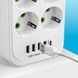 Мережевий подовжувач на 6 розеток + 5 портів зарядки (4 USB, 1 Type-C): фільтр живлення 5 метрів D6L 1164 фото 3