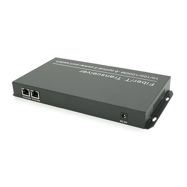 Комутатор UPLINK UFS CK-880IS8F2E Fiber Switch 8Fiber 100Mbps + 2 1000M RJ45 ports, корпус метал, БП в комплекті YT15944 фото