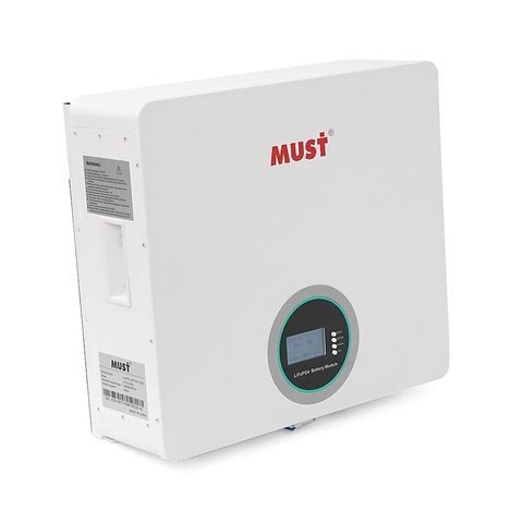 Акумуляторна батарея Must LiFePO4 25.6V 100Ah ( 450 x 400 x 140 ), 23kg, монтаж на стіну YT32860 фото
