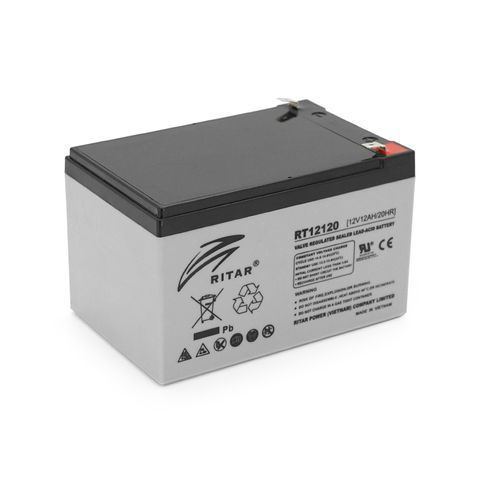 Акумуляторна батарея AGM RITAR RT12120, Gray Case, 12V 12.0Ah (151х98х 95 (101) ) Q4 YT3224 фото