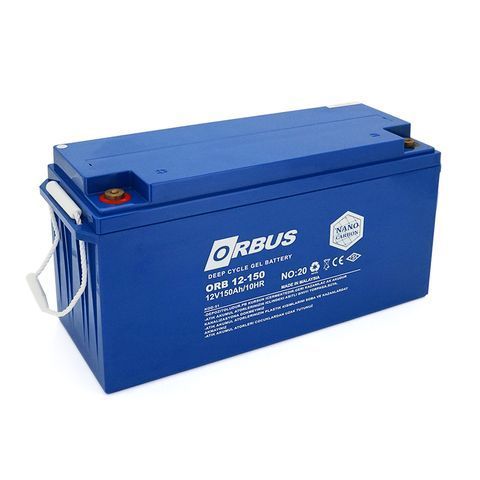 Акумуляторна батарея ORBUS CG12150 GEL 12 V 150 Ah (485 x 172 x 240) Blue 47kg Q1/34 YT28637 фото