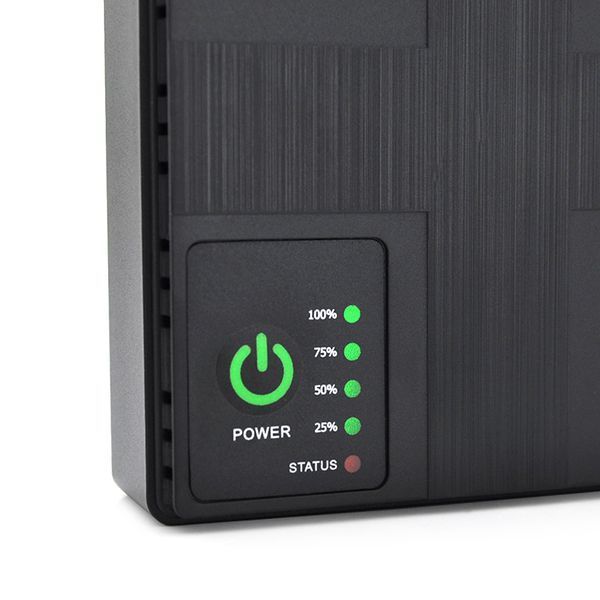 UPS-18W для роутерів / комутаторів / PON / POE-430, 5 / / 9 / 12V, 1 / 2A, Li-ion 8800MAh, Black, BOX YT37246 фото