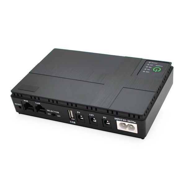UPS-18W для роутерів / комутаторів / PON / POE-430, 5 / / 9 / 12V, 1 / 2A, Li-ion 8800MAh, Black, BOX YT37246 фото