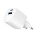 Мережевий зарядний пристрій Gembird TA-UC-PDQC20-W-01 (USB A + C) VT99-00022568 фото 4