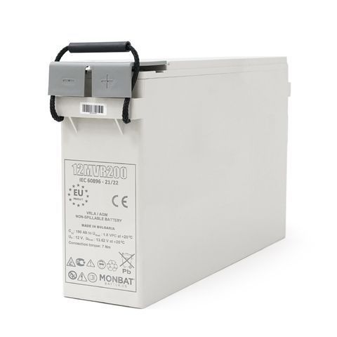 Акумуляторна батарея MONBAT FRONT TERMINAL 12MVR200 AGM 12V/200 Ah, 555x125x316 мм, 59.2 кг YT37283 фото