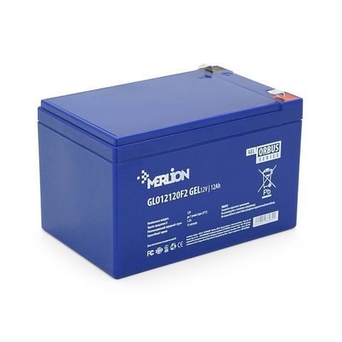 Акумуляторна батарея MERLION ORBUS GLO12120F2 12 V 12 Ah ( 150 x 98 x 95 (100) ) BLUE Q6/252 YT38032 фото