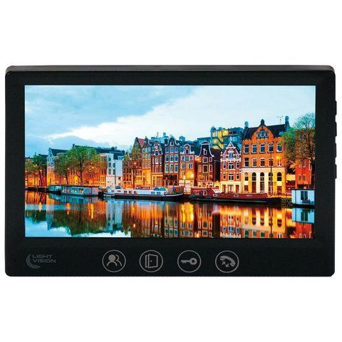 Відеодомофон Light Vision AMSTERDAM FHD Чорний VT99-10025319 фото