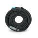 Кабель Merlion HDMI-HDMI 4Kx2K Ultra HD, 25.0m, v2,0, круглий Black, коннектор Blue, Blister-box, Q10 YT19123 фото 3