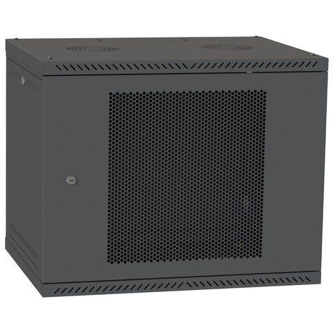 Телекоммуникационная шафа IPCOM 12U, черная, 600x450 мм VT99-00020620 фото