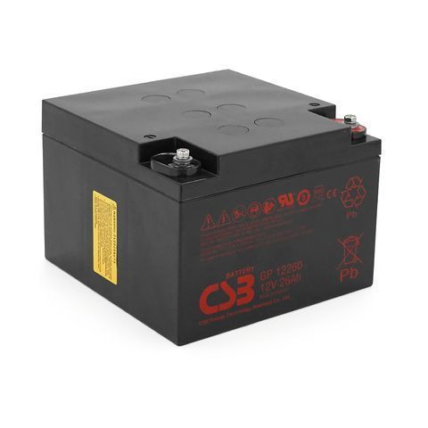 Акумуляторна батарея CSB GP12260, 12V 26Ah (166х175х125 мм), Q2/72 (В'ЄТНАМ) YT5668 фото