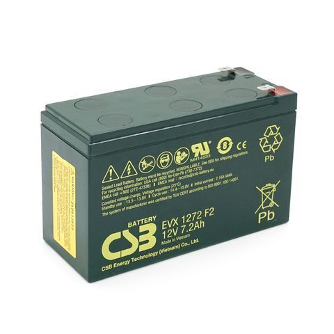 Акумуляторна батарея CSB EVX1272, 12V 7,2Ah (151х65х100мм) 2,55кг Q10 YT31042 фото