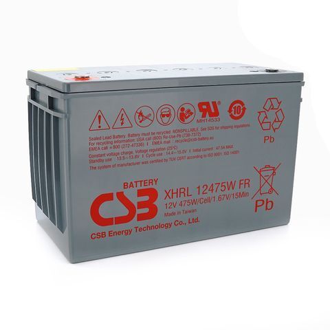 Акумуляторна батарея CSB XHRL12475WFR, 12V 118.8Ah (343х213х170мм) YT8660 фото