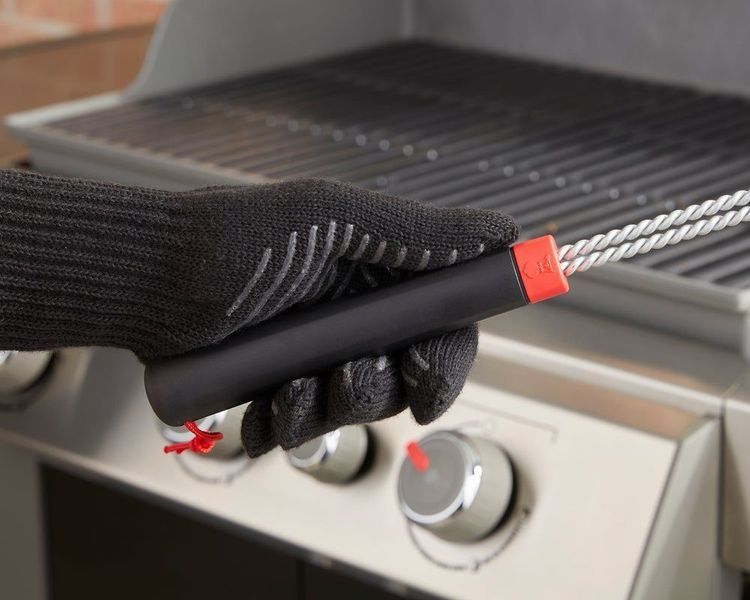 Щетка для гриля Weber трехсторонняя, 45 см 6278 фото