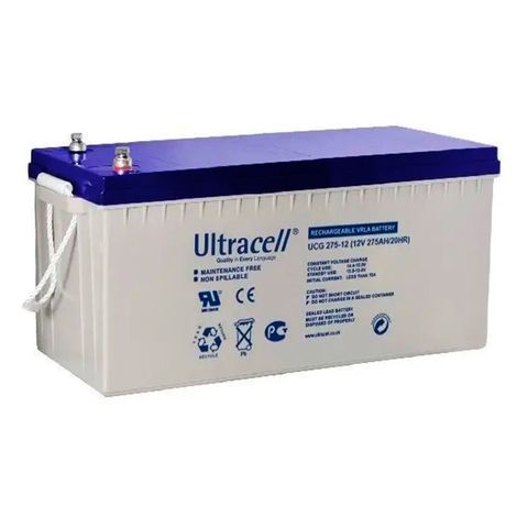Акумуляторна батарея Ultracell UCG275-12 GEL 12 V 275 Ah (522 x 268 x 226) White Q1/24 YT29376 фото